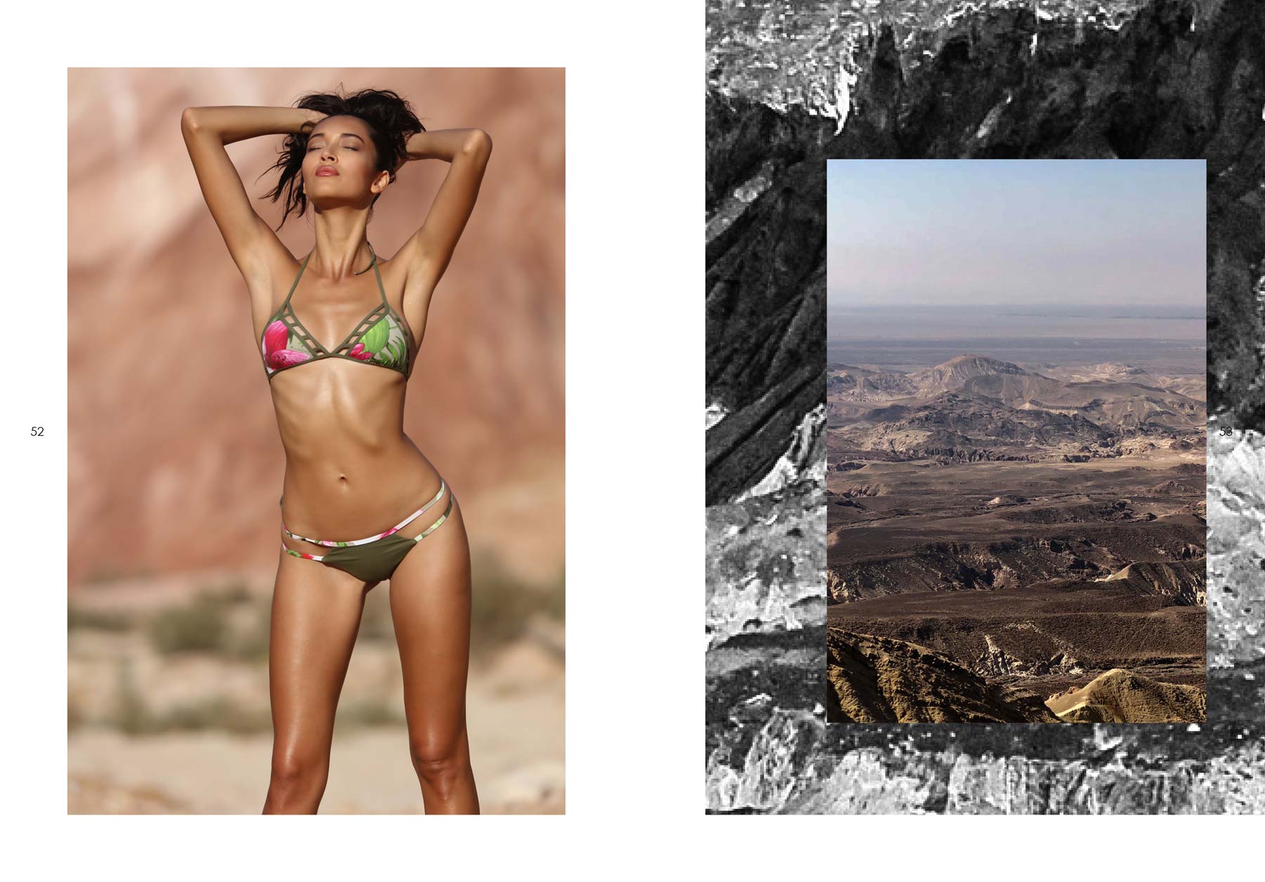 Missbikini Luxe propone modelli e stampe originali che valorizzano la bellezza di ogni donna e nella foto accanto un bellissimo paesaggio di Petra